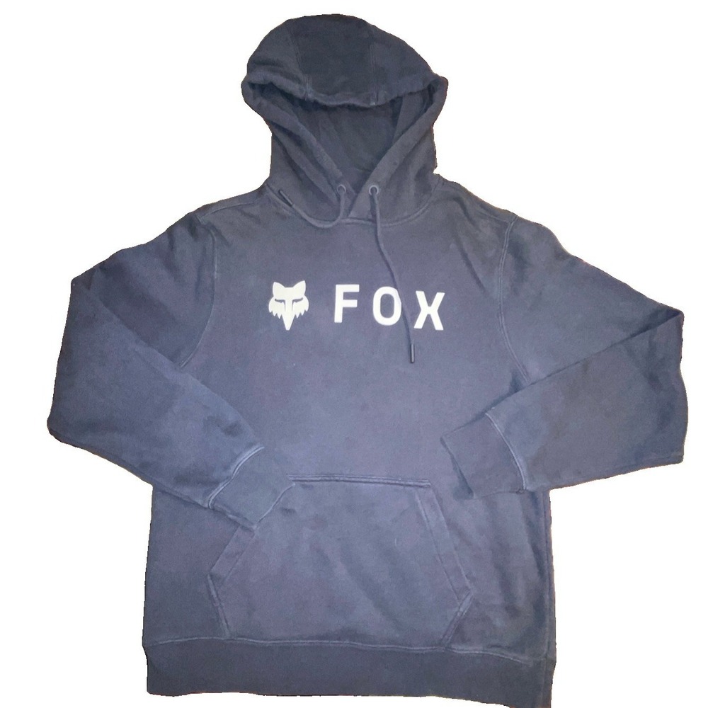 FOX Raving Absolute Pullover Hoodie Small Navy